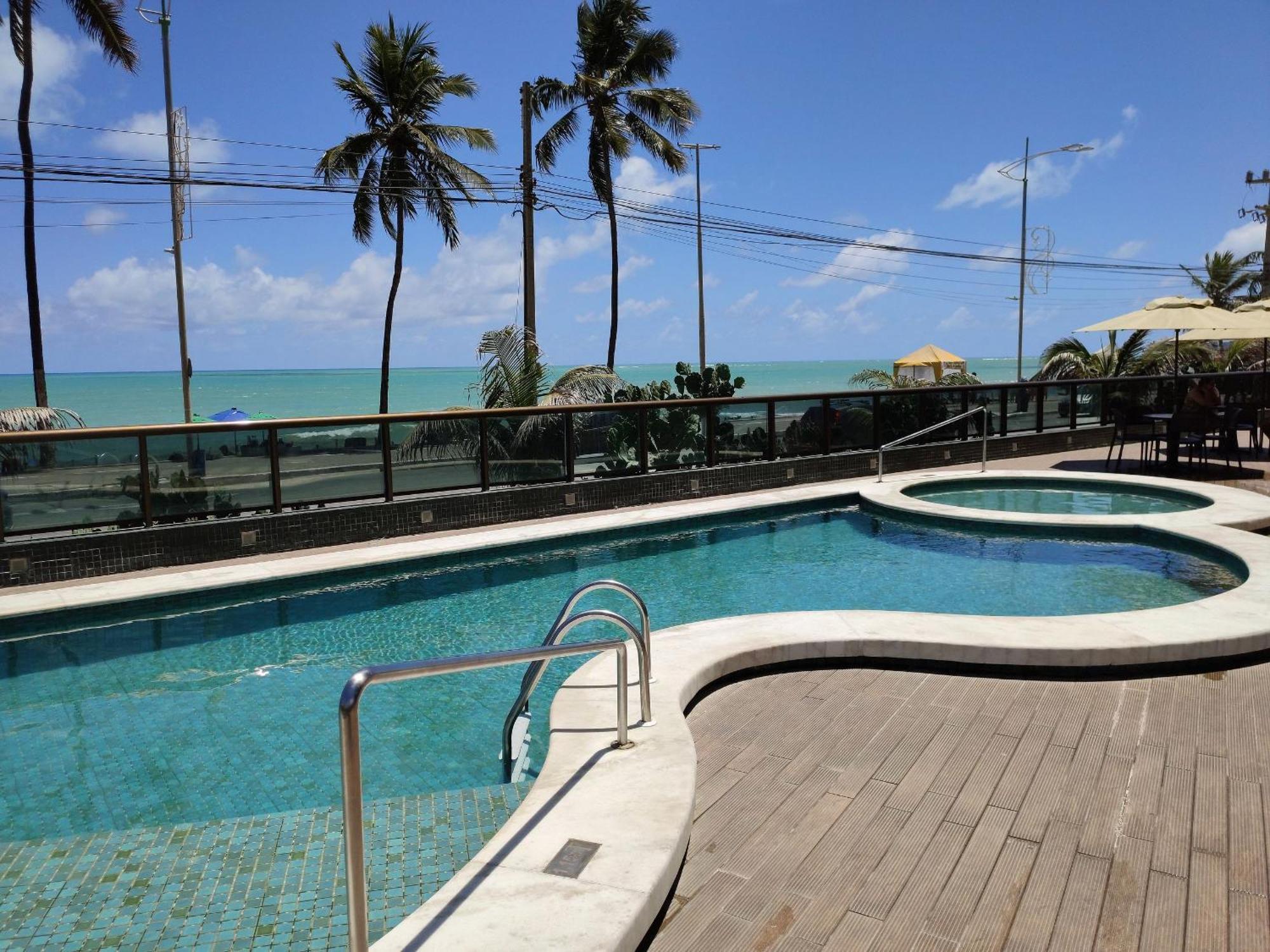 Flat Frente Mar C Limpeza Diaria | R601 Apartamento